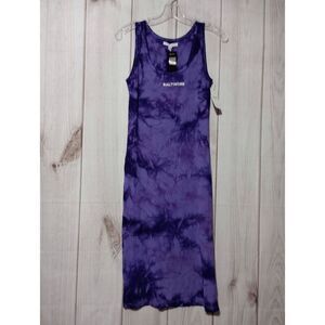 Baltimore Ravens Dress Ladies Small Purple‎ Tie-dye Sleeveless Maxi Wear By Erin